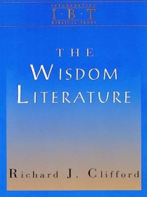 cover image of The Wisdom Literature